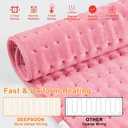 Deepsoon Heating Pad, Electric Heating Pads for Back, Neck, Moist Heating Pad for Abdomen Shoulder Knee Legs, Dry/Moist Heat & Auto Shut Off, Mother's Day Birthday for Men and Women, Baby Pink, 24x12 Inch