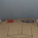 Elevon Folding Chairs 2 Pack, Padded Vinyl Cushion Chairs with Sturdy Metal Frame for for Home and Office, for Indoor and Outdoor Events, 300lb Capacity, Black