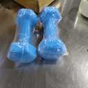 Fitvids Neoprene Dumbbell Set with Rack, 50 LB, Color Series