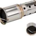 Universal Motorcycle DB killer 51mm 2" Exhaust Muffler Baffle Removable for Silencer Pipe Noise Sound Eliminator (Style A)