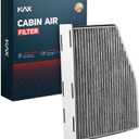 KAX Cabin Air Filter, CF10373 Replacement for Jetta, Passat, Tiguan, Beetle, Golf, CC, Rabbit, GTI, R32, A3, A3 Quattro, Q3, TT, w/Activated Carbon Passenger Compartment Air Filter