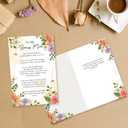 3 x Bonus Mom Mother's Day Card, Poem Mothers Day Card for Bonus Mom Stepmom, Heartfelt Mother's Day Gift from Stepdaughter Stepson