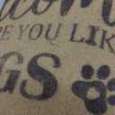 Welcome Hope You Like Dogs Door Mat, Cute Dog Paws Print Artificial Coir Front Door Mat Indoor Outdoor Entrance, Funny Dog Paw Welcome Doormat Rug for Porch Entryway Patio Decor, 17X30 Inch