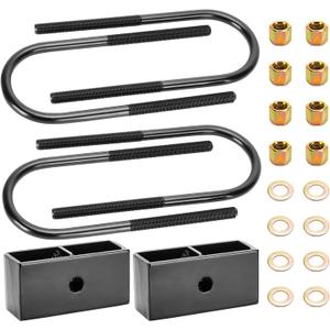 2inch Rear Lift Blocks Fit for Dodge Ram 1500 2002-2008, Fit for Ram 2500 2003-2009, Leveling Lift Kit Fit for Ram 2500 RWD 2010, Fit for Ram 3500 2003, Fit for Ram 3500 2004-2010