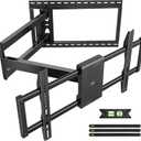 USX Mount Long Arm TV Wall Mount for Most 42-90 inch Television 40 Inch Extension Full Motion TV MountWall Mount Bracket with 90Swivel Up to 150lbs Fits 16 18 20 24 Stud VESA 800x400mm (42-90" Long Arm)