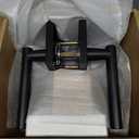 Amerdeco 10 Pack Matte Black Privacy Interior Door Handles