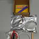 Baby Hand and Footprint Kit Girls, Boys - Personalized Babys First Christmas Ornament Kit, Newborn Christmas Gifts for New Mom, Cute Shower Gifts, Easy to Use Handprint Ornaments(Gold Paint, Cherish)