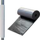 Garage Pole Padding Wrap  Self-Adhesive Basement Pole Padding Protector for Secure and Tight Fit, Ideal for Basketball Pole, Playground Pole, and Garage Pole (99x 16 Inches) Gray