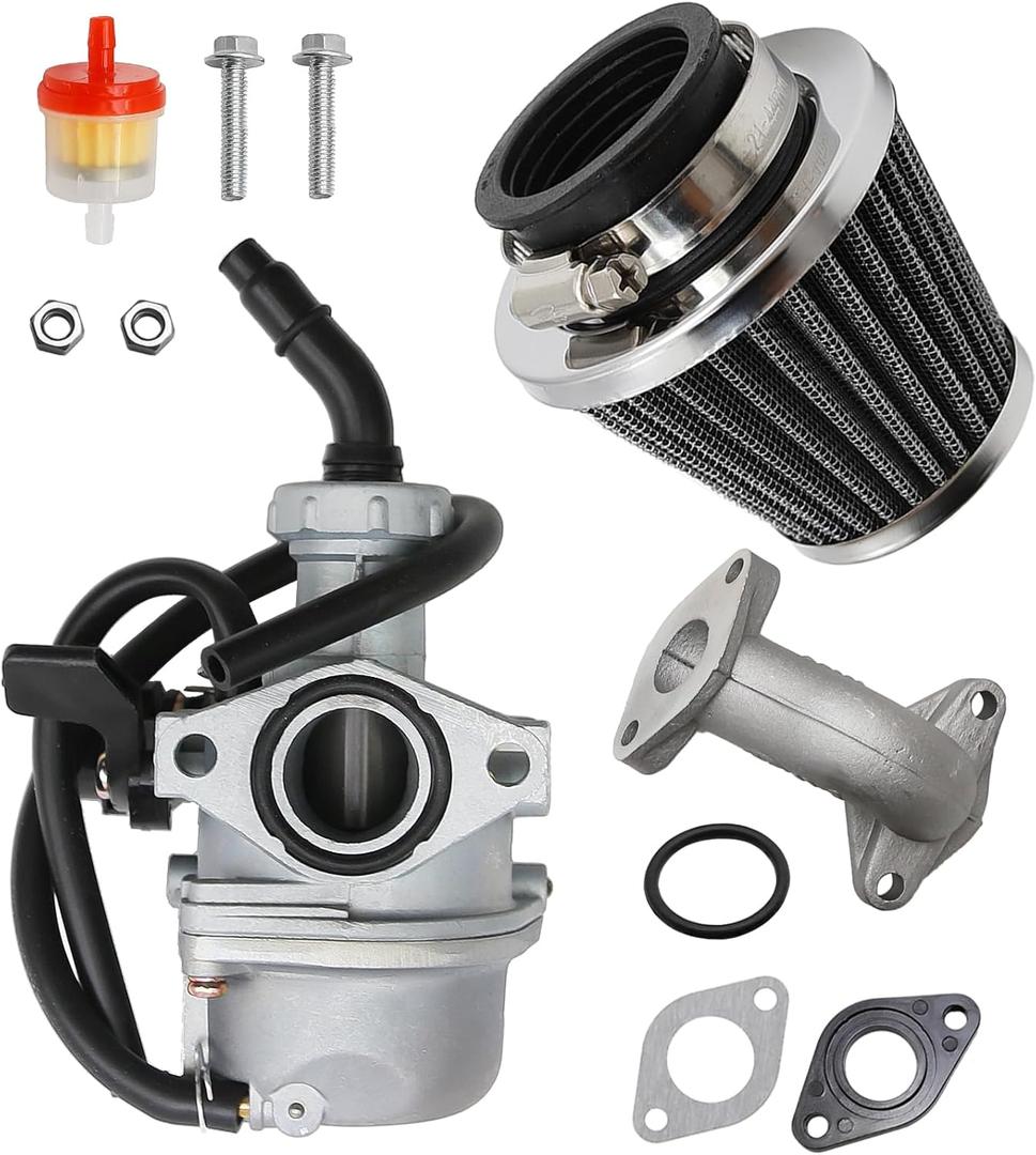 Anxingo 22mm PZ22 Carburetor Kit Replacement for 110cc 125cc SSR CRF50 Predators Go Karts Pit Dirt Bike,for Taotao Pit Bike ATV (PZ22 KIT4)