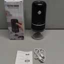 Portable Electric Coffee Grinderautomatic Coffee Grinder With USB Type-C Wireless Charging Designadjustable Coarse To Fine For Coffee Beans, Grains, Cleaning Brush + Cable Includes (Black)