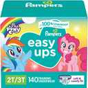 Pampers Training Pants - Easy Ups Girls & Boys - Size 2T-3T, 140 Count, My Little Pony Potty Underwear (Packaging May Vary)