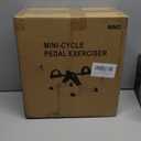 Folding Pedal Exerciser Mini Exercise Bike Portable Peddler Under Desk Bike with LCD Display for Arms and Legs Workout