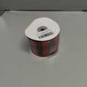 MEEDEE Black Red Checkered Christmas Decor Ribbon 2-1/2 Inch Wide 10 Yards Wired for Bows, Wreaths, Gift Wrap, Holiday Crafts, Farmhouse Decor