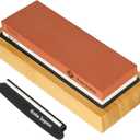 Kota Japan Combination Dual Sided 3000-8000 Grit Diamond Knife Sharpener Whetstone Set for Coarse Sharpening & Fine Polishing. Water Stone Kit | Adjustable Bamboo Holder Base | Precision Blade Guide