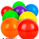 AMOR PRESENT 8PCS Inflatable Playground Balls, 8.5Inch Bouncing Sensory Balls with Hand Air Pump, for Kids Birthday Parties