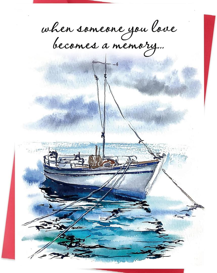 3 x Sympathy Card – Condolence Gift for Loss of Loved One, With Sympathy at This Time of Loss