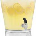 Creativeware 3-Gallon Beverage Dispenser- Poly Prop Beverage Dispenser, Clear