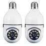 Sight Bulb Security Camera, Two Way Talk 1080P HD Video WiFi Smart Camera, Indoor Outdoor Night Vision 360 Degree Motion Detection with SD Card (Pack of 2)