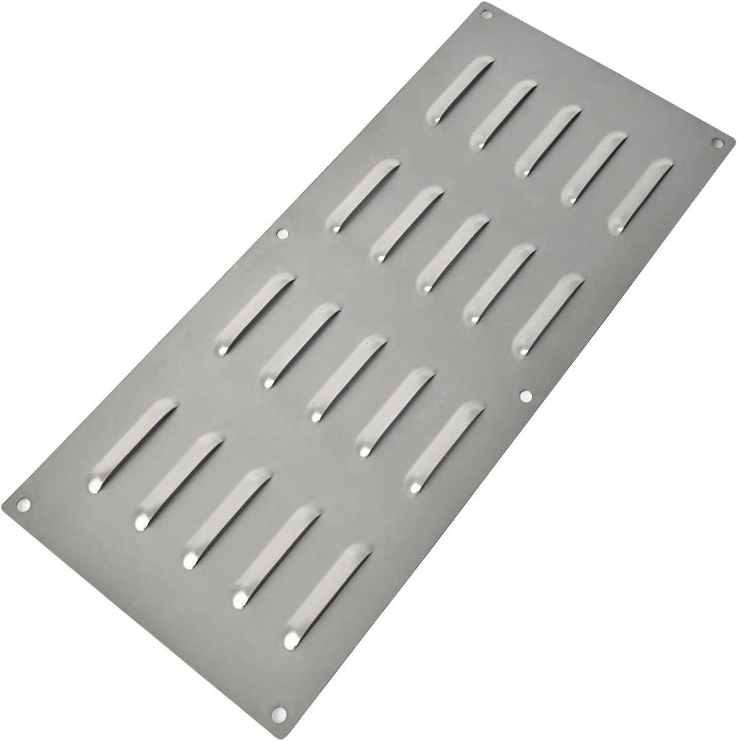 Stainless Steel Venting Panel for Outdoor Kitchens Grill Accessory, 15 Inch by 6-1/2 Inch