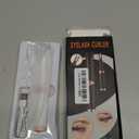 Heated Eyelash Curler - 2-in-1 Clip-Type Design, 3 Temperature Modes, USB Rechargeable Electric Eyelash Curler, Natural Curling 24H Long-Lasting Curl, Gift for Women, White-ED