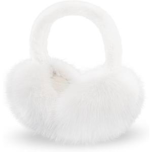 Women Winter Ear Muffs Fluffy Faux Fur Earmuffs Foldable Ear Warmer Girls Soft Ear Covers