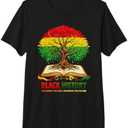 Black History Honoring Past Inspiring Future Men Women Kids Premium Tri-Blend T-Shirt, Large
