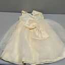 KAQININI Flower Girl Dress Kids Satin Tulle Wedding Guest Party Birthday Bridesmaid Communion Pageant Prom Ball Gown Maxi (7 Years)