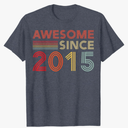Nine 11yr Bday Son Boy Funny 2015 11th 11 Year Old Birthday T-Shirt S