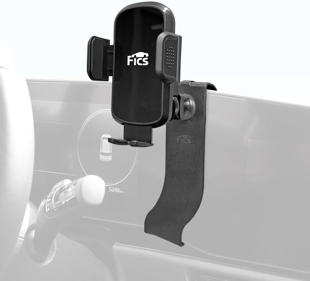 FICS Car Phone Holder for KIA NIRO (SG2) 2023, 2024, 2025, 2026 Custom-Fit Mount for Seamless Display Integration, Interior Accessories for Navigation Use, Stable Driving View
