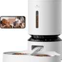 PETLIBRO Automatic Cat Feeder with Camera for Two Cats, 1080P HD Video with Night Vision, 5G WiFi Pet Feeder with Phone APP Control, 2-Way Audio for Cat & Dog, Low Food & Motion & Sound Alerts (White)