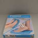 BESKAR Larger Foot Scrubber Mat with Non-Slip Suction Cups- Cleans, Smooths, Exfoliates & Massages Without Bending, Circulation & Soothes Tired Feet, Great for Shower or Bathtub (Blue)