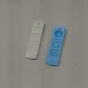 Silicone Remote Protective Cover, 2pcs Anti Slip Shockproof Case with Lanyard for Voice Remote 3rd Gen, Luminous - Durable Material, Precise Cutouts, Easy Installation for Remote (Luminous Blue and