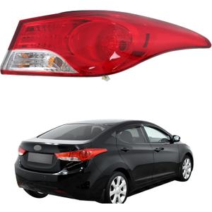 Boine Right Passenger Side Tail Light Compatible With 2011 2012 2013 Hyundai Elantra Rear Light Brake Lamps Replaces 924023Y000 HY2805119 (Right Passenger Side)