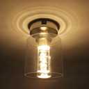 12V RV Interior Ceiling Light Fixtures - 12V Dinette Light with Switch, LED Glass RV Pendant Lighting with Acrylic Bubble, for RV Motorhome Camper Trailer, 3400K Warm White