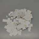 Dunzoom 100 Pcs Handmade Seed Paper Plantable Wildflower Seed Paper Recycled Flower Petals Tags Wedding Favors for Guests Gifts Cards for Envelope Birthday Party, 5 Styles (Cross Shape)
