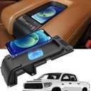 CarQiWireless Wireless Charger for Toyota Tundra 2021 2020 2019 2018 2017 2016 2015 2014, Automotive Center Console Organizer Wireless Charging Pad for Tundra Accessories 2014-2021