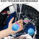 Pet Hair Remover for Laundry,12Pcs Reusable Laundry Lint Remover, Effective Washing Balls for Cat Dog Pet Fur Remover