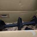 ZHDD Boat Trailer Steps with Angled Safety Handle & EVA AntiSlip Mat,500 Lbs Capacity,Universal Fit for Bass,Pontoon,Deep V Boats (4 Steps)