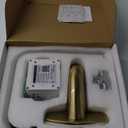 Charmingwater Touchless Bathroom Sink Faucet, Motion Automatic Sensor Faucet with Hole Cover Plate, Brushed Gold