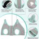 Kkiimatt XS Dog Grooming Hammock Harness, Grey, Nail Trimming, Holder, Restraint, Thick Neck Support