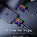 5 x LISEN USB C to USB C Cable, 240W C to C Cable Fast Charging [6.6FT, 2 Pack] Type C Charger Fast Charging USBC to USBC Cable for iPhone 17 16 15 Pro Max iPad MacBook Neo Air Pro Samsung S26 S25 Ultra