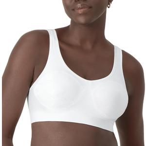 Bali Women's Comfort Revolution Wireless Bra, ComfortFlex Fit Full-Coverage Bra, DF3488 (XX-Large, White Tropic)