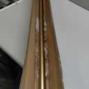 1 1/8 Inch Diameter Curtain Rods 36 to 72 Inches(3-6ft), Telescoping Heavy Duty Large Drapery Rod with Adjustable Aluminum Alloy Bracket, Solid End Caps for Windows Patio Decoration, Brushed Gold