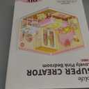 Rolife Super Creator Kits Pink Bedroom, Tiny House Building Blocks for Little Dolls, DIY Plastic Mini House Model Building Kits for Teens Aged 14+, DIY Crafts/Hobbies for Adults (Lovely Pink Bedroom)