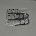 Over The Door Hooks, Door Hangers Hooks,Extra Long 5" Rustproof Organizer Hook with Soft Rubber Padding, No-Scratch Design for Towels, Robes, Coats, Bags (6 Pack Black)