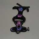 Rnivvi No Pull Dog Harness, Cute Leopard Reflective Medium Sized Puppy Kitten Harness, Adjustable Soft Padded Vest for Medium Dogs, Heavy Duty Pet Vest with Easy Control Handle for Walking