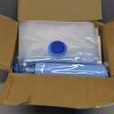 Cozy Essential Vacuum Storage Bags, 80% Compression Vacuum Seal Space Saver Plastic Packaging Bags for Clothes, Blankets, Pillow, Bedding, Comforters, Sealer Clothing Storage,8 XXL Jumbo