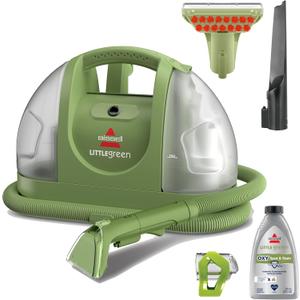 BISSELL Little Green Multi-Purpose Portable Carpet and Upholstery Cleaner, Car and Auto Detailer, with Exclusive Specialty Tools, Green, 1400B