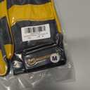 WESTWOOD FOX Gardening Working Gloves Leather Safety Thorn Proof Gloves for Mens & Women Flexible Heavy Duty Mechanic Gloves (Small, Yellow)