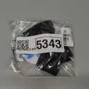 Wee Ones Girls' Classic Grosgrain Hair Bows with Plain Wrap Center, No-Slip Hair Clip, Handmade, Black, Medium